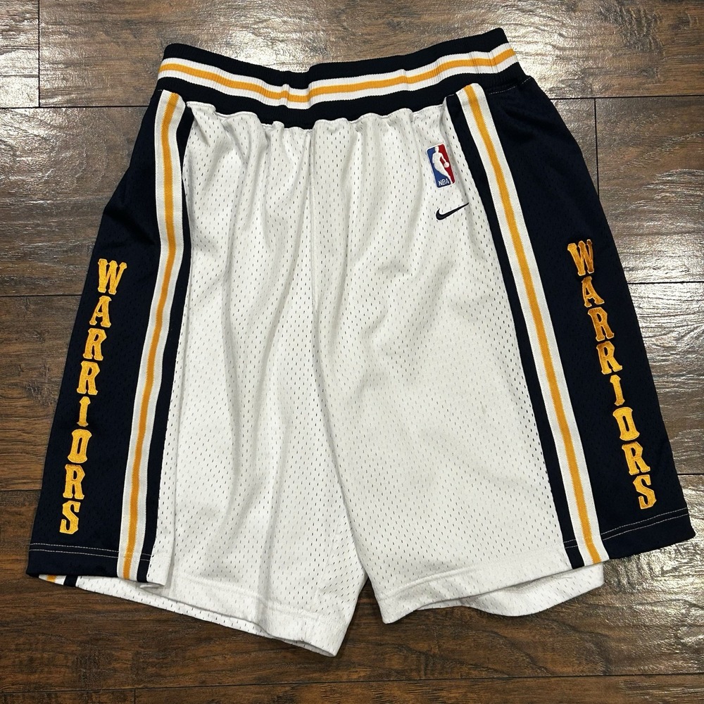Vintage Nike Team Golden State Warriors Shorts, Men's Size Large, NBA